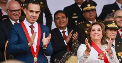 José Jerí y Dina Boluarte