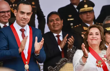 Jos Jer y Dina Boluarte