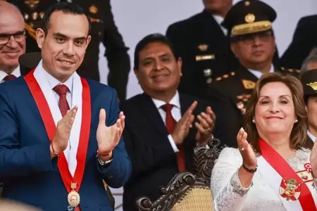 Jos Jer y Dina Boluarte