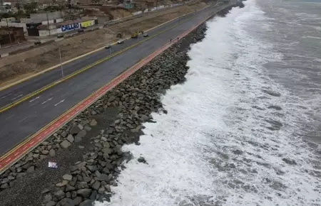 Cierran acceso a la Costa Verde por alerta de tsunami.