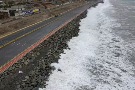 Cierran acceso a la Costa Verde por alerta de tsunami.