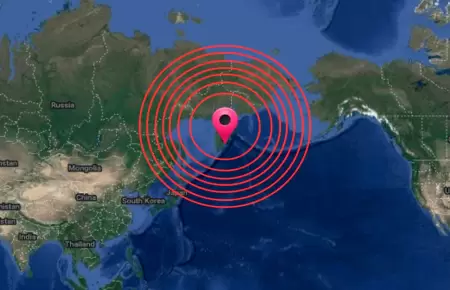 Nuevo terremoto de 6,2 sacude pennsula rusa de Kamchatka.