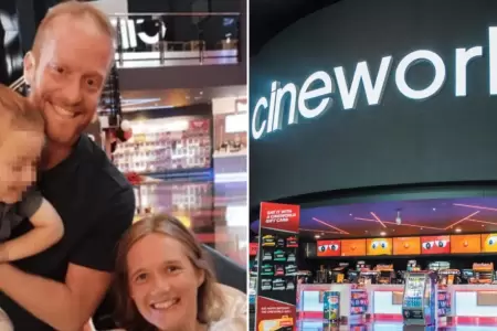 Mujer da a luz en cine