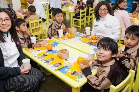 Leslie Urteaga brinda alcances sobre los programas de alimentacin escolar y soc