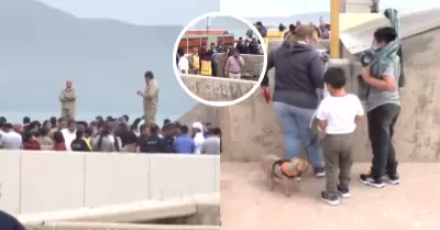 Ciudadanos permanecen en refugio de Escuela Naval en La Punta