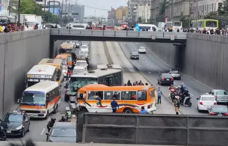 Accidente en Alfonso Ugarte