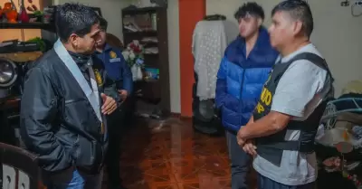 Detienen a integrantes de 'Los Capos del Crimen' en San Juan de Lurigancho.