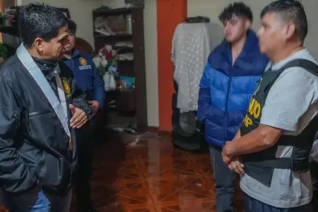 Detienen a integrantes de 'Los Capos del Crimen' en San Juan de Lurigancho.