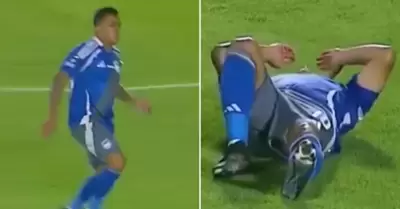 Christian Cueva se lesionó