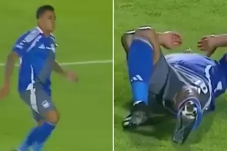 Christian Cueva se lesion