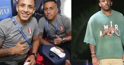 Jeffersn Farfn y Christian Cueva emocionados por el retorno de Yotn