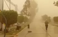 Vientos Paracas golpean a Ica: Tormenta de arena afecta a varios distritos de la regin