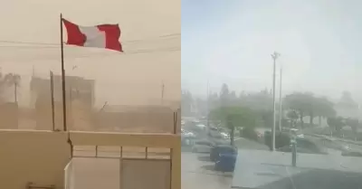 Vientos afectaron a Arequipa y Tacna.