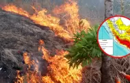 Alerta roja por incendios forestales en la sierra y selva: Senamhi advierte peligro extremo en 64 provincias