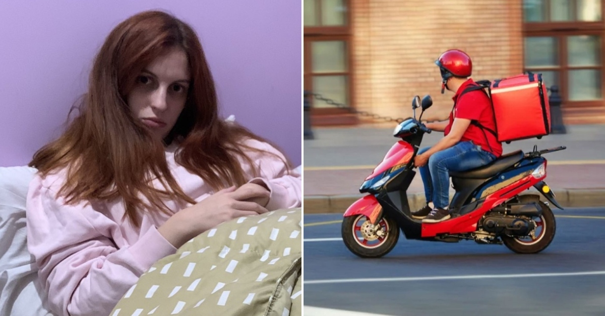 Joven pide hamburguesa por delivery y recibe inesperada propuesta del repartidor