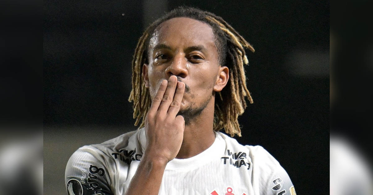 André Carrillo se vistió de '9' para anotar el empate de Corinthians ante Fortaleza en el Brasileirao (VIDEO)