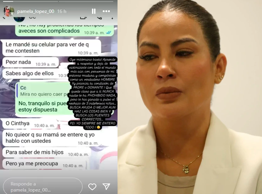 Pamela Lpez filtra presunto chat de Christian Cueva con otra mujer.