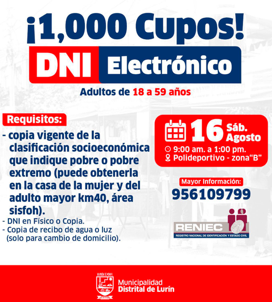 Campaa gratuita de DNI electrnico en Lurn.