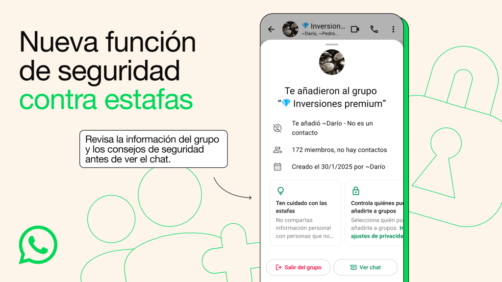 Whatsapp implement medidas de seguridad ante estafas