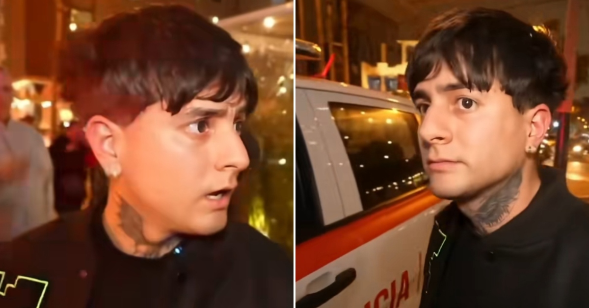 Diealis corta transmisión en Kick y lo graban subiendo a patrullero de la PNP rumbo a la comisaría