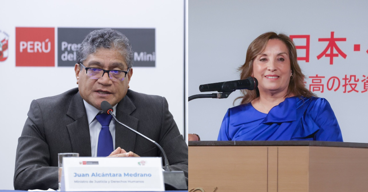 Ministro de Justicia defiende silencio de Dina Boluarte sobre isla Santa Rosa: "Debe quedar a nivel de Cancillería"