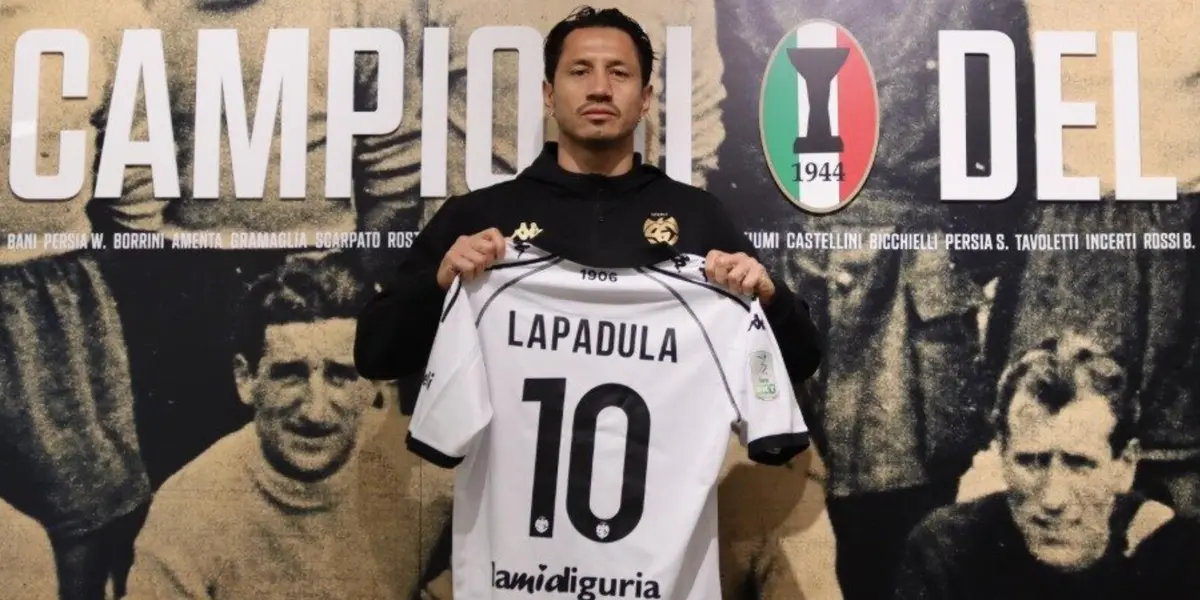 Gianluca Lapadula fue oficializado como nuevo jugador de Spezia, el pasado 31 de enero.