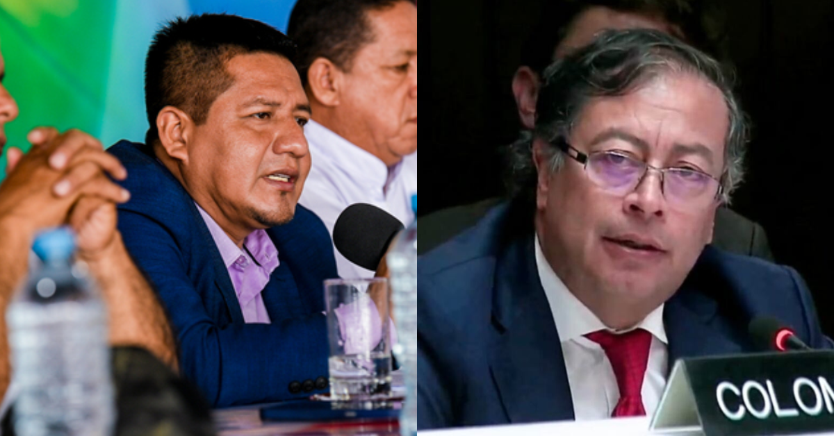 Gobernador de Loreto critica a Gustavo Petro: "Quiere desconocer la historia e imponer cosas"