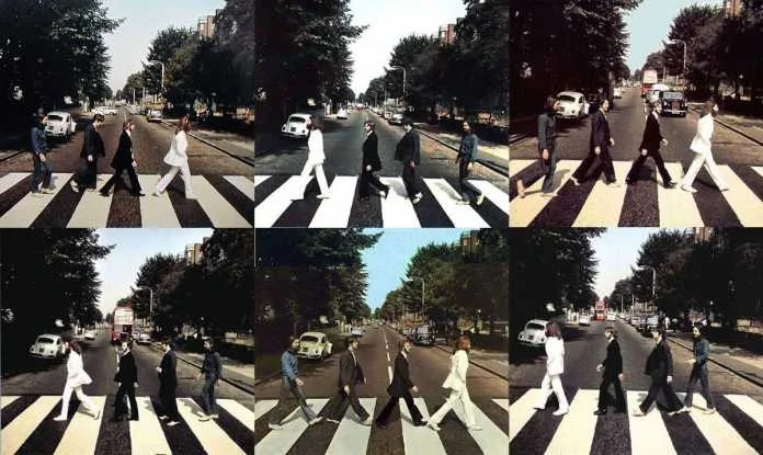 Las seis fotografas que se tomaron The Beatles para la portada de "Abbey Road"