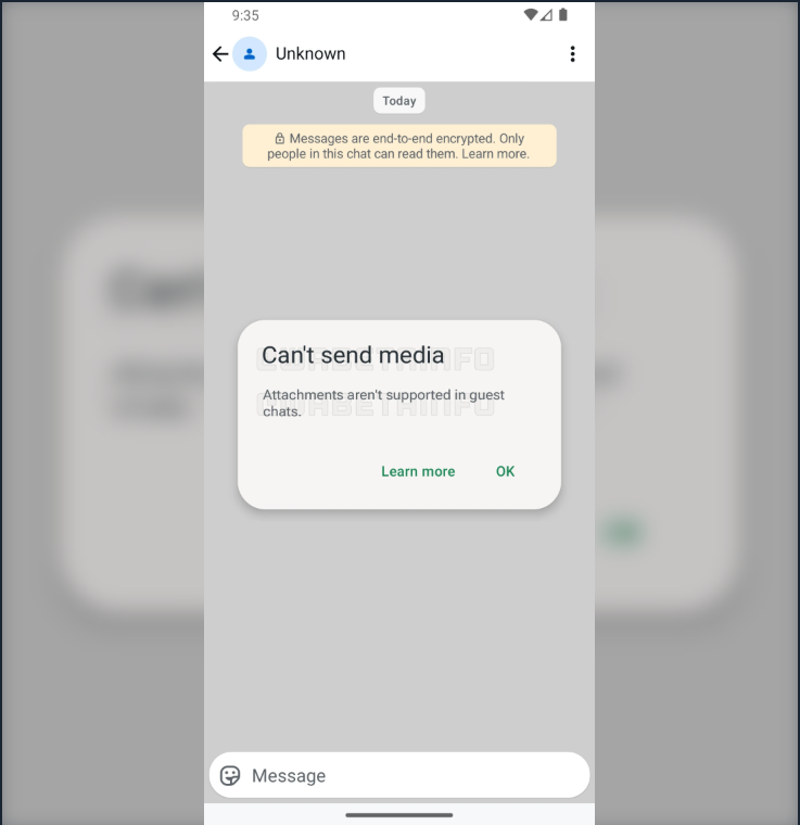 El modo de invitados de Whatsapp.