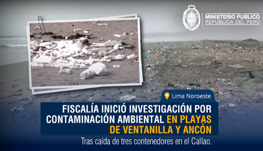 Fiscala inicia diligencias por presunta contaminacin en el litoral costero.