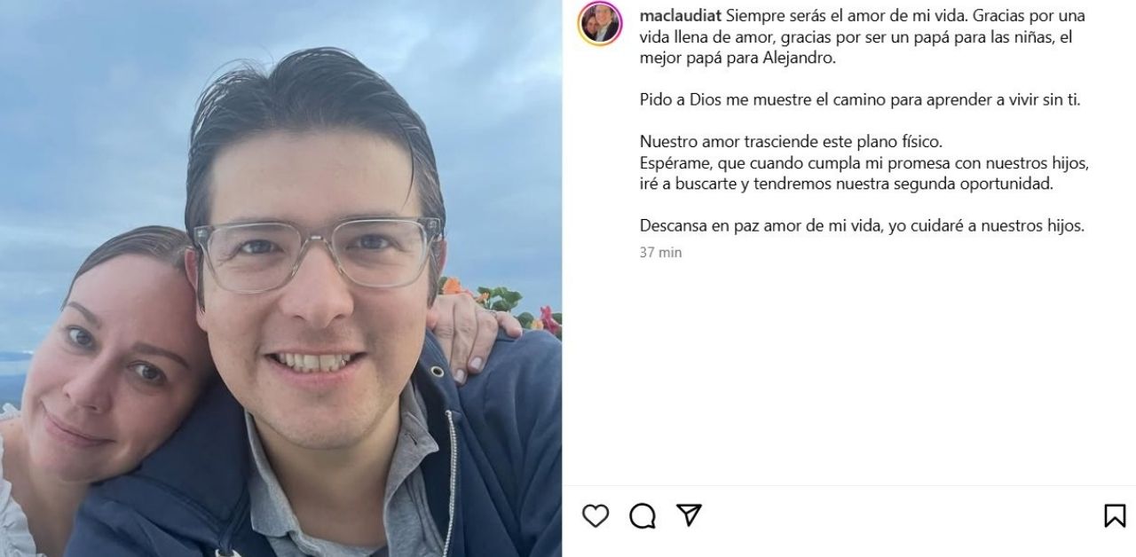 Esposa de Miguel Uribe Turbay se despide del senador tras su fallecimiento: "Descansa en paz amor de mi vida, yo cuidaré a nuestros hijos"
