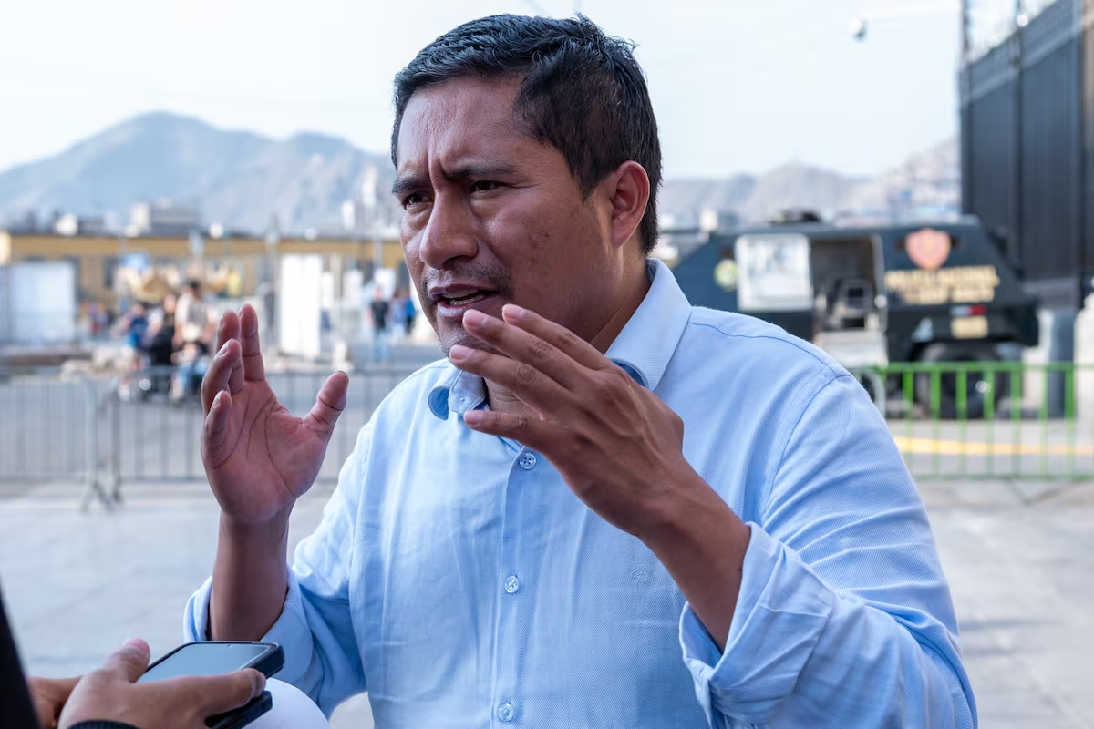 El alcalde de Pataz anuncia marcha.