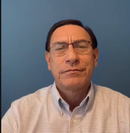 Vizcarra en su ltimo video en Tiktok.