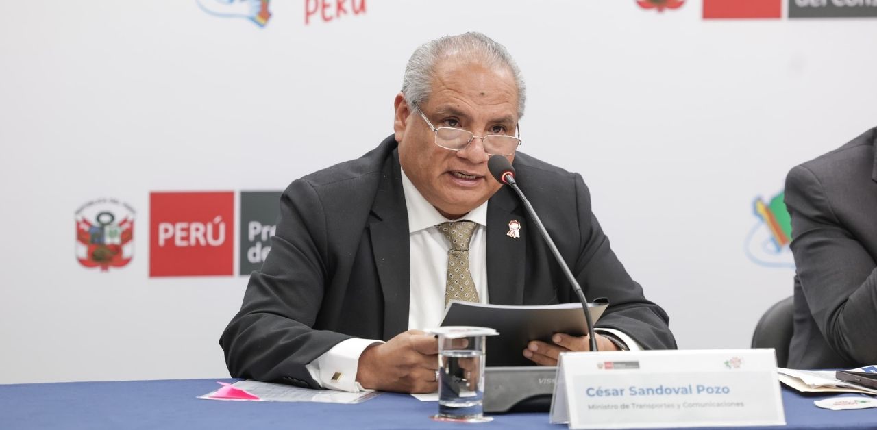 César Sandoval: Anuncian moción de interpelación contra titular del MTC por el caso 'Tren Lima-Chosica'
