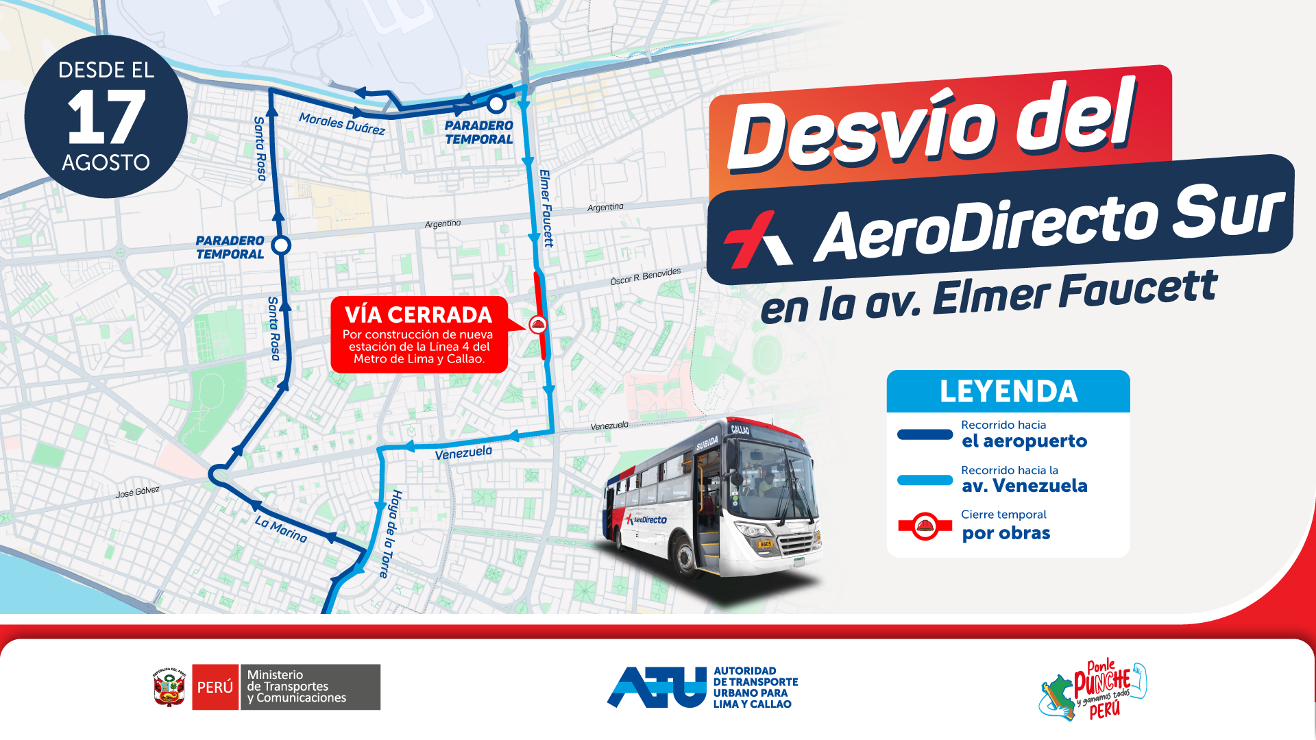 Plan de desvo de la ATU