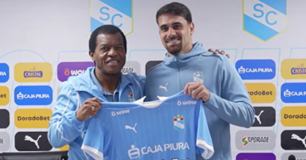 Felipe Vizeu en su presentación con Sporting Cristal: "Me motivó la grandeza e historia que tiene"