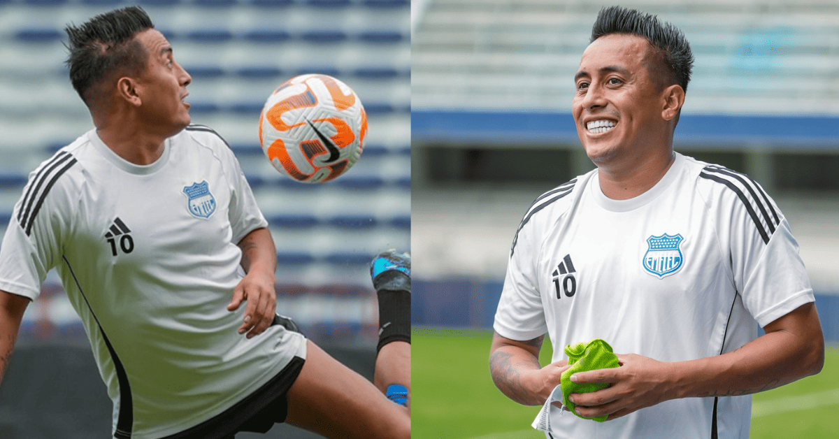 Retorna 'Aladino': Christian Cueva superó lesión y se perfila como titular en Emelec para duelo ante Técnico Universitario