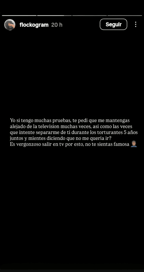 Publicacion de instagram de Youna