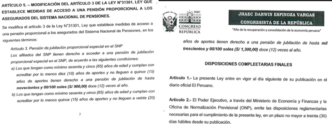 Proponen cambio del sistema nacional de pensiones.