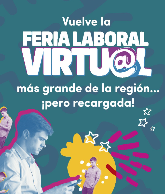 Afiche de la Feria Laboral Virtual 2025.