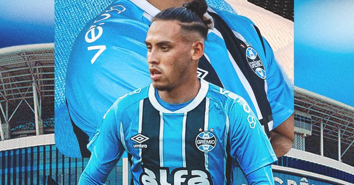 Hasta el 2028: Erick Noriega fue presentado oficialmente como nuevo jugador de Gremio de Porto Alegre