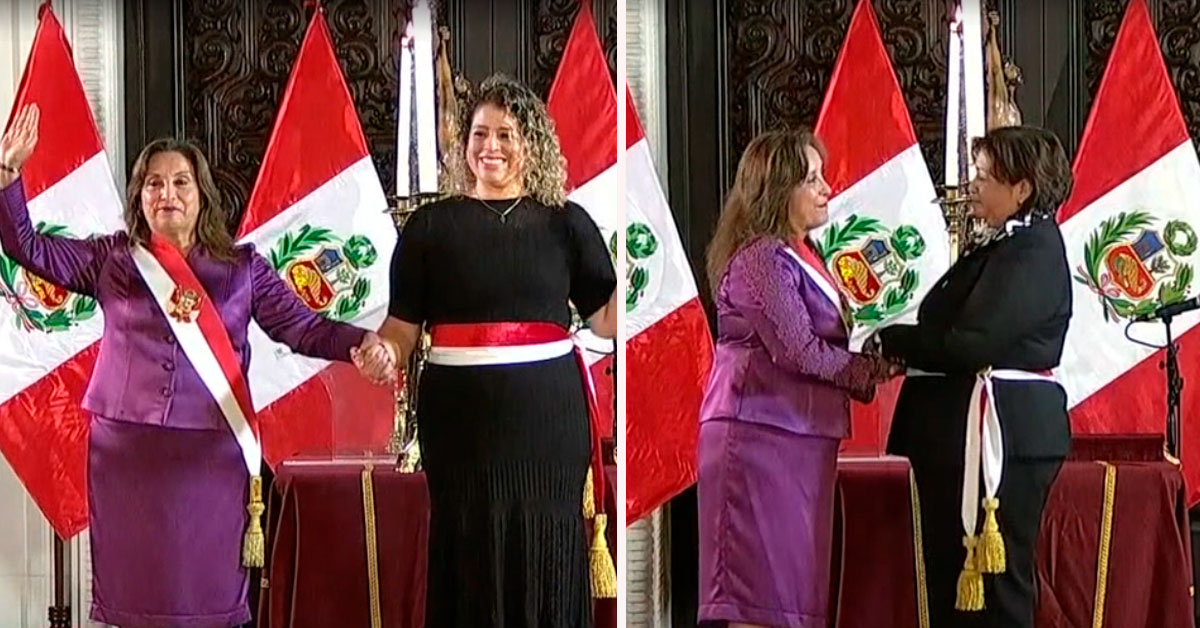 Cambios en el Gabinete: Dina Boluarte tomó juramento a nuevas ministras de la Mujer y Midis