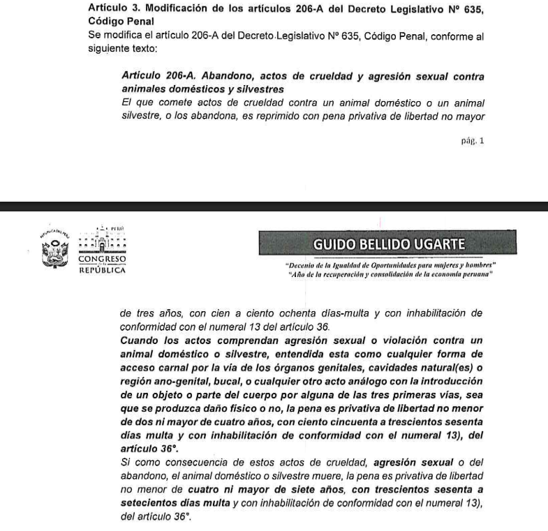 Proyecto de ley
