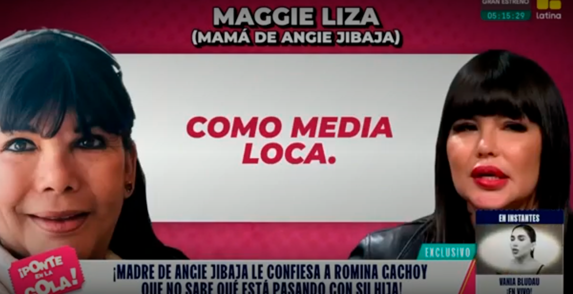 Madre de Angie preocupada por su salud.