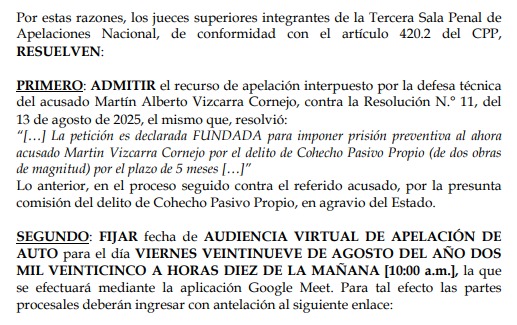 Expediente 00033-2020-46-5001-JR-PE-01