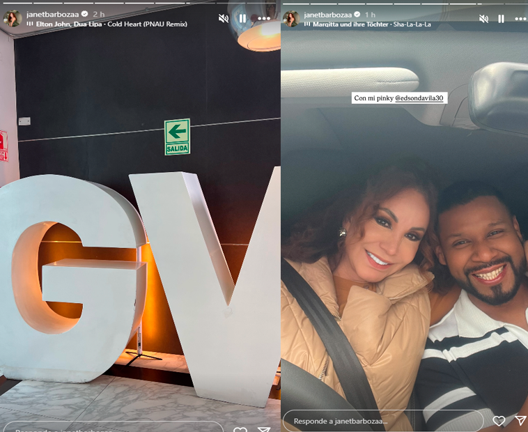 Janet Barboza reaparece en las oficinas de GV Producciones tras conflicto de Gisela con Amrica Televisin.