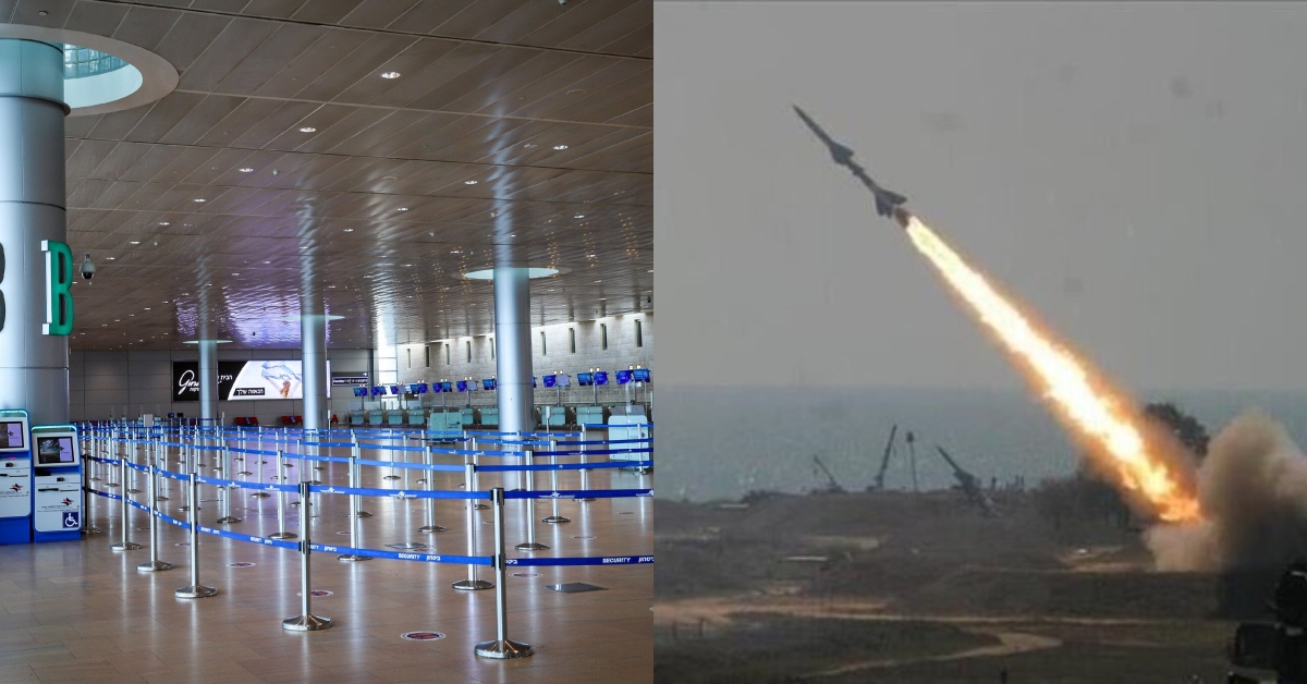 Hutíes atacaron principal aeropuerto de Israel: Misil hipersónico causó estragos, anunció su portavoz