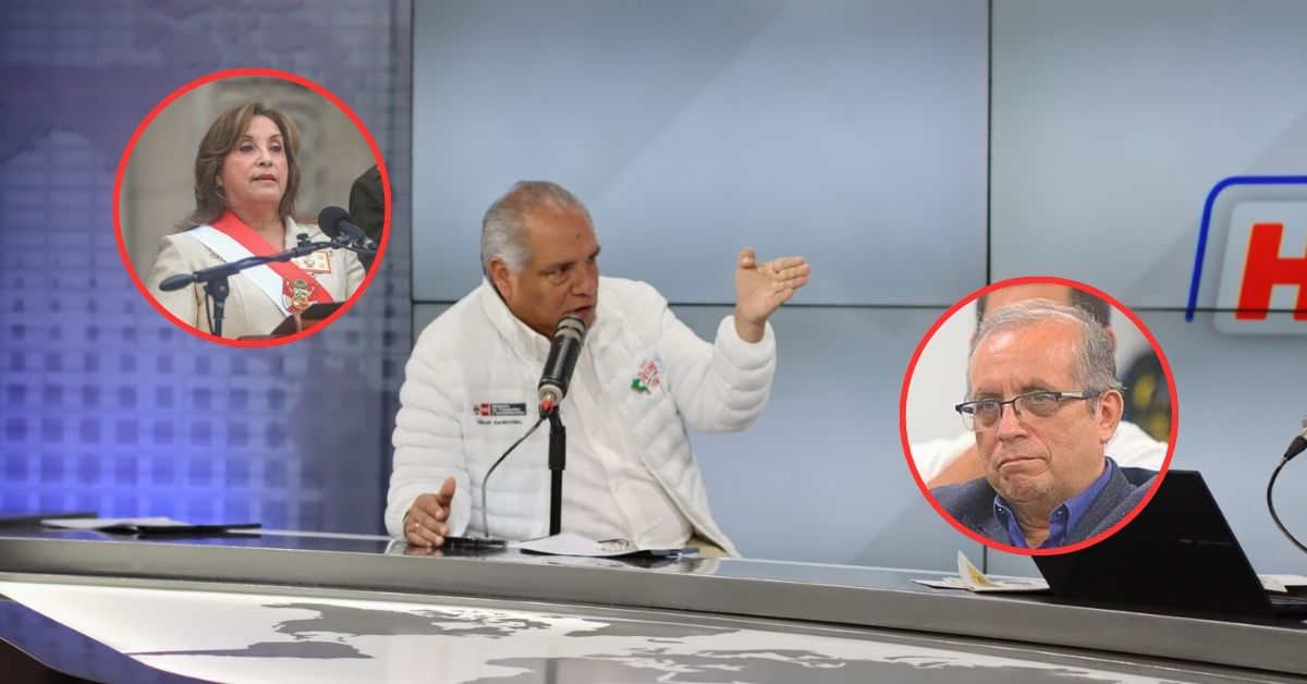 César Sandoval: No defendemos a Dina Boluarte o a Nicanor Boluarte, defendemos la institucionalidad