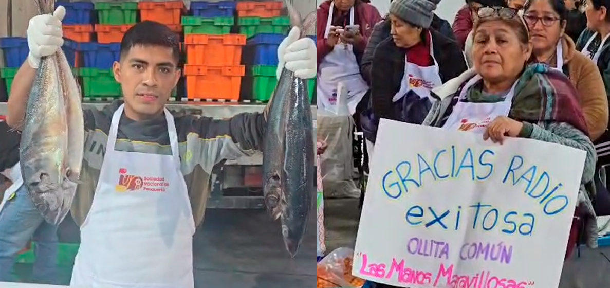 Campaa Salva una olla junto al programa 'Armada de Hierro' ayudan a ollita comunes de Lima.