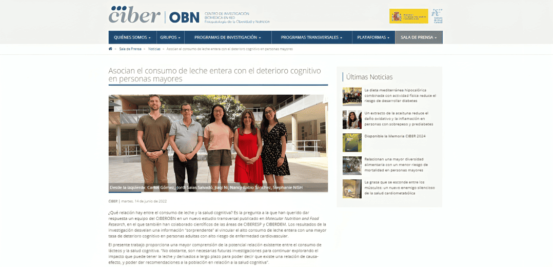 La investigacin de CIBEROBN